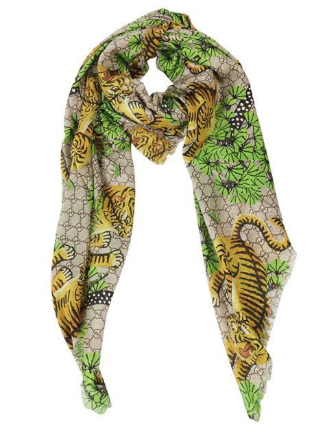 gucci tiger scarf|gucci scarf celebrities.